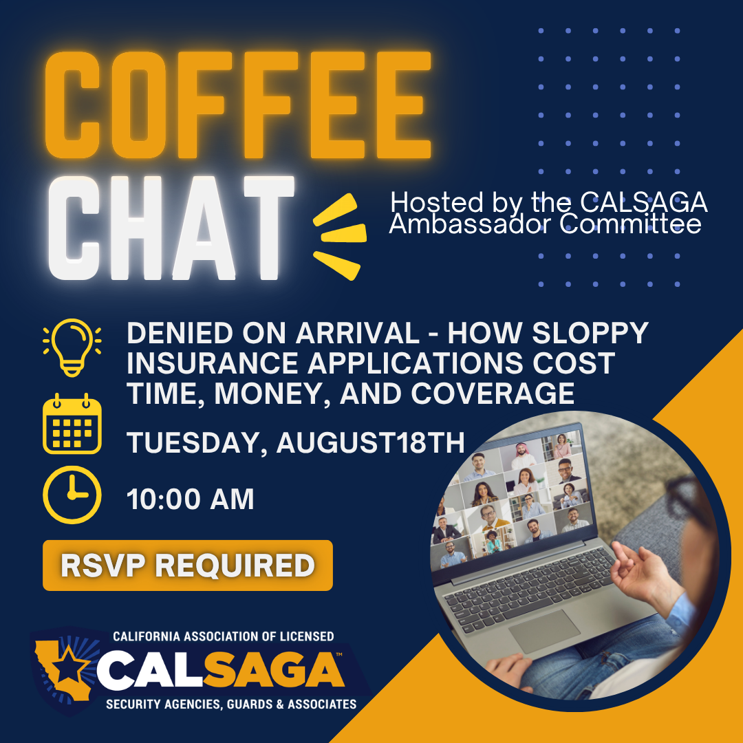 August 18 Coffee Chat flyer